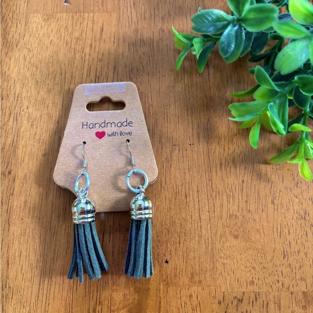 Handmade tassel earrings